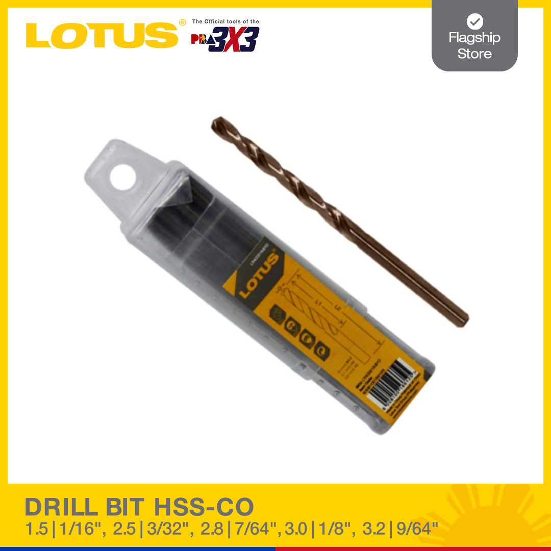 LOTUS HSS-CO BIT 7/64" #CDB030 | LTXT764HC