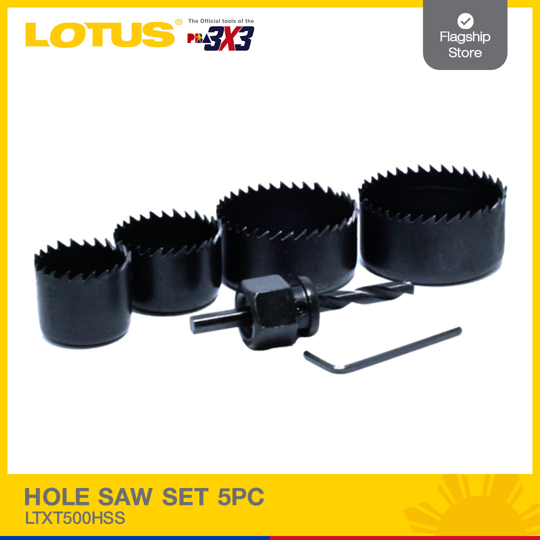 LOTUS HOLE SAW SET 5PC #HSS05 | LTXT500HSS