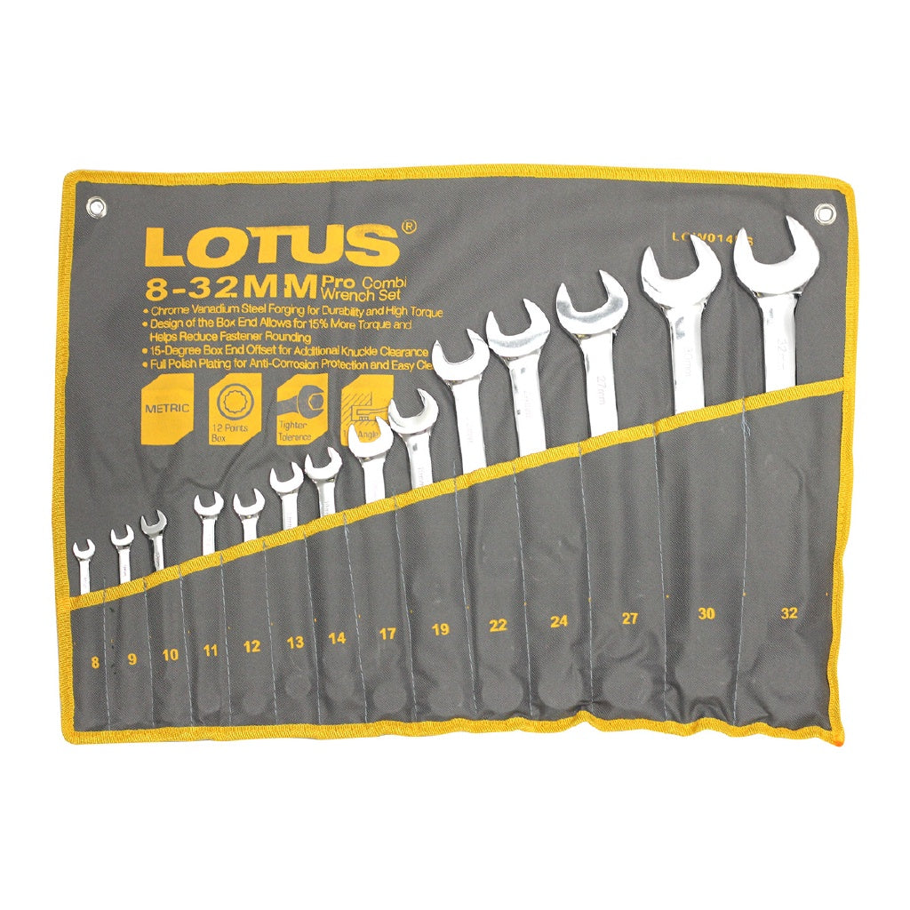 LOTUS COMBI WRENCH SET 014PS LTHT832CWX Lotus Tools Philippines