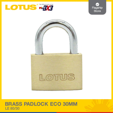 LOTUS BRASS PADLOCK ECO 30MM LE 80/30