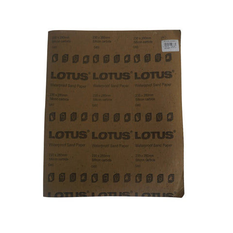 Lotus Sandpaper Wet/Dry #60 LSP60C