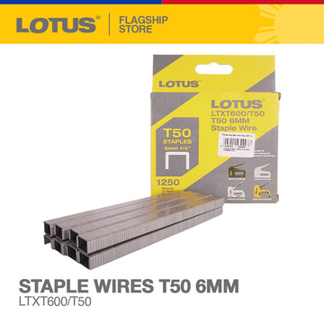 LOTUS STAPLE WIRE T50 6MM LTXT600/T50