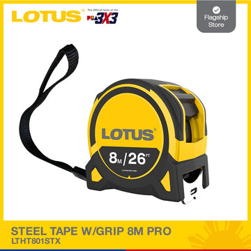 LOTUS STEEL TAPE W/GRIP 8M LTHT801STX PRO