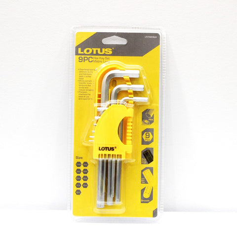 LOTUS HEX KEY SET LONG 9PC (MET) LTHT90HSLM