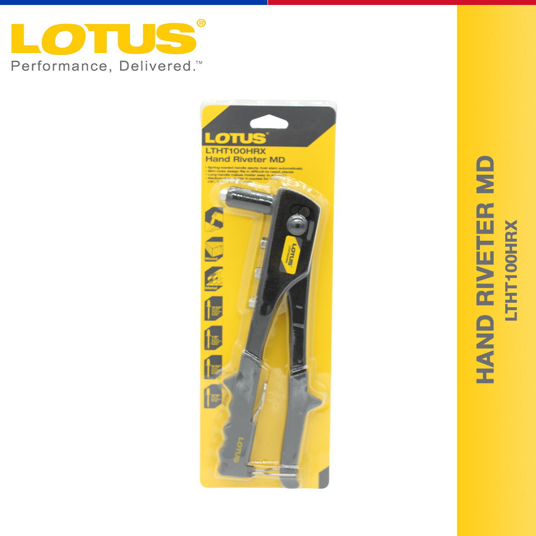 Lotus Hand Riveter (black/MD) LHR708