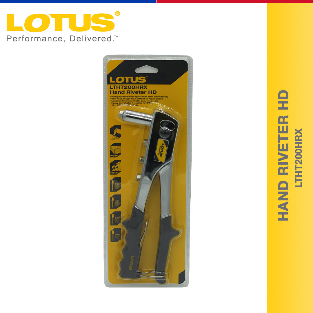 LOTUS HAND RIVETER (CHROME/HD) LHR709