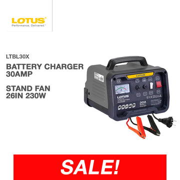 SALE! (REFURBISHED) LOTUS BATTERY CHARGER LTBL30X