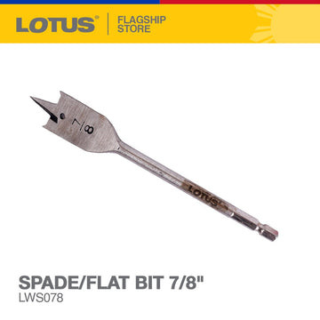 LOTUS SPADE/FLAT BIT 7/8" LWS078