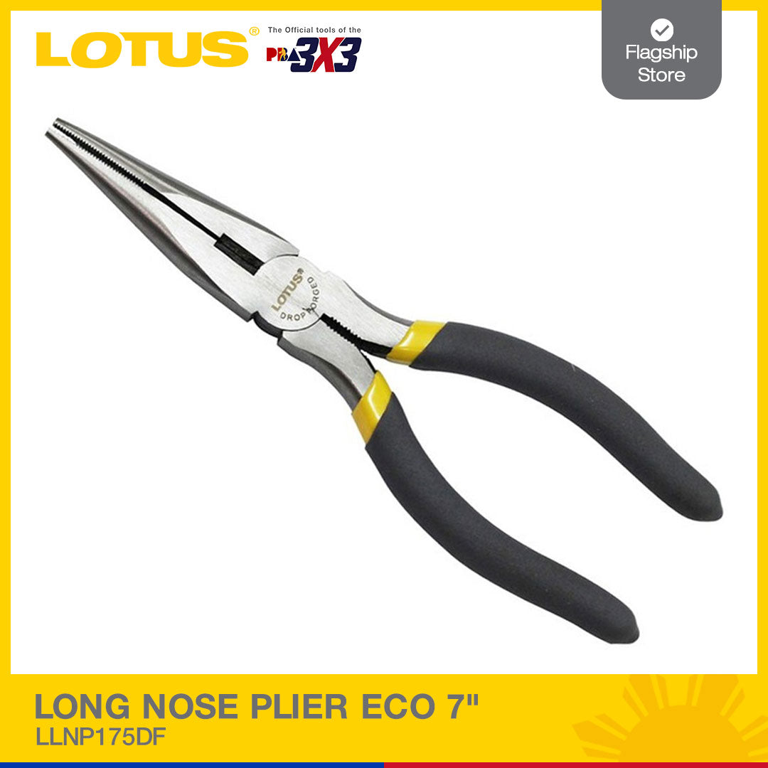 LOTUS LONG NOSE PLIER ECO 7" LLNP175DF