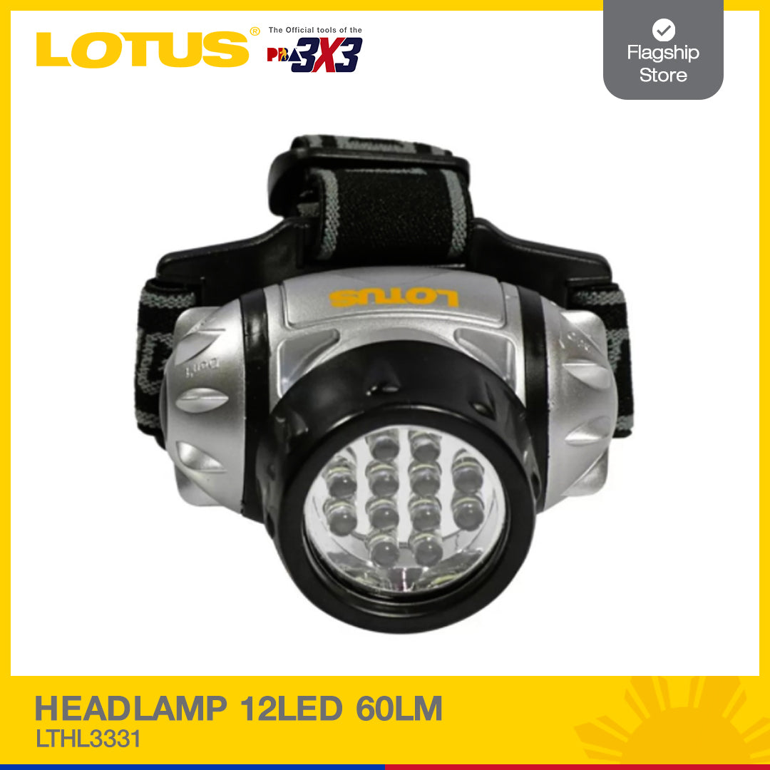 LOTUS HEADLAMP 12LED 60LM LTHL3331