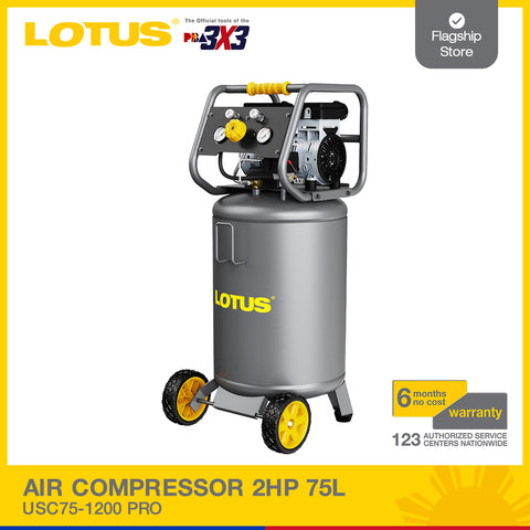 LOTUS AIR COMPRESSOR 2HP 75L USC75-1200 PRO