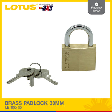 LOTUS BRASS PADLOCK 30MM LE 100/30