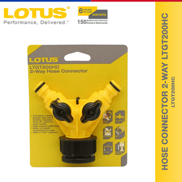 Lotus Hose Connector 2-WAY LTGT200HC - Watering Systems & Garden Hoses