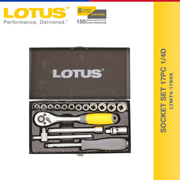 Lotus Socket Set 17PC 1/4D LTMT4-17SSX -Ratchets & Sockets