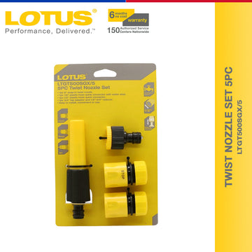 Lotus Twist Nozzle Set 5PC LTGT500SGX/5 - Watering Systems & Garden Hoses