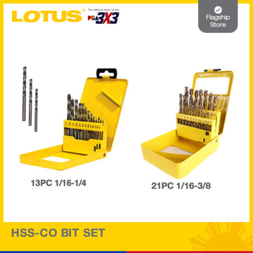 Lotus HSS-CO Bit Set - Drill Accessories