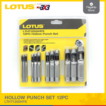 LOTUS HOLLOW PUNCH SET 12PC LTHT1200HPX