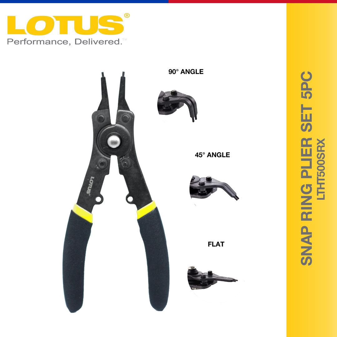 LOTUS SNAP RING PLIER SET 5PC LTHT500SRX