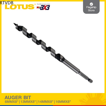 LOTUS AUGER BIT 6MMX8" LAB806