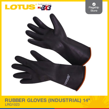 LOTUS RUBBER GLOVES (INDUSTRIAL) 14" LRG1023