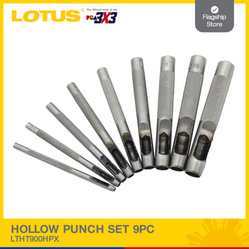 LOTUS HOLLOW PUNCH SET 9PC LTHT900HPX