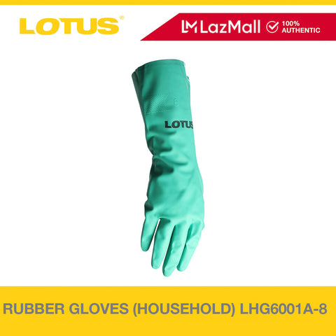 LOTUS RUBBER GLOVES (HOUSEHOLD) LHG6001A-8