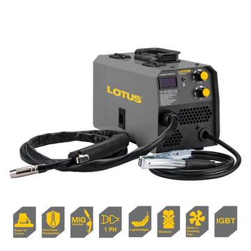 Lotus 200A MIG inverter Welding Machine GASLESS LT200MGX (Flux Cord Wire not Included)