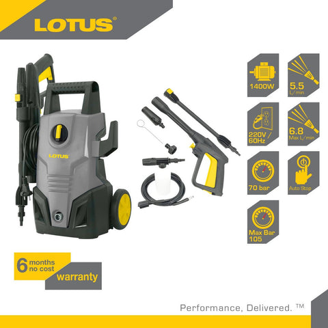 LOTUS PRESSURE WASHER 1.4KW LTPW1400X