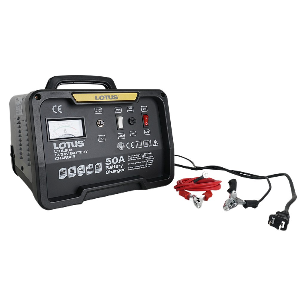 LOTUS BATTERY CHARGER LTBL50X – Lotus Tools Philippines