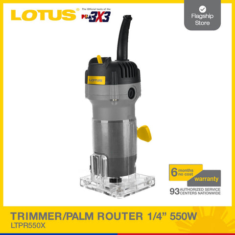 LOTUS TRIMMER/PALM ROUTER 1/4" 550W LTPR550X