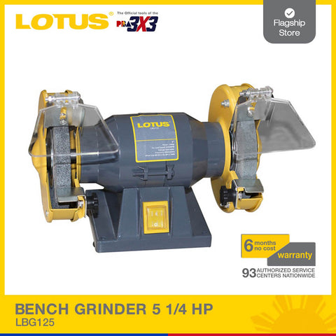 LOTUS BENCH GRINDER 5" 1/4HP LBG125
