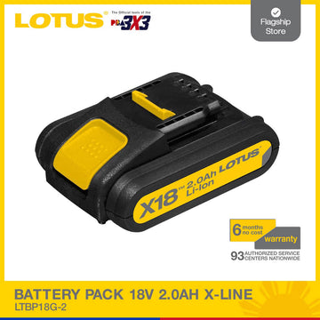 LOTUS BATTERY 18V 2.0AH X-LINE LTBP18G-2