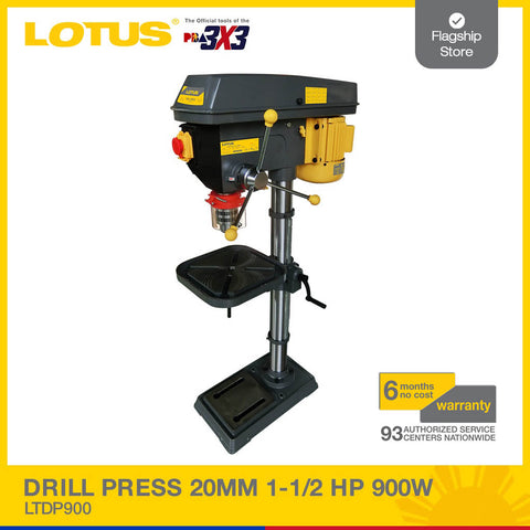 LOTUS DRILL PRESS 20MM 1-1/2HP | 900W LTDP900