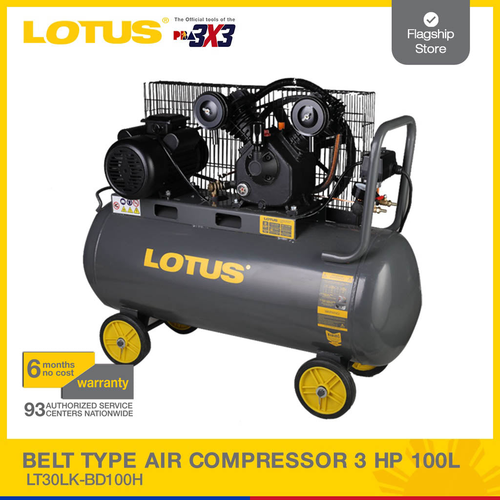 LOTUS AIR COMP (BELT) 3HP 100L LT30LK-BD100H