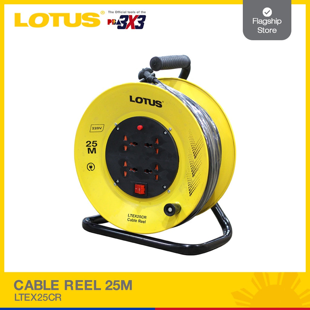 LOTUS CABLE REEL AWG16 25M LTEX25CR
