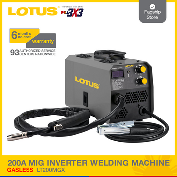 Lotus 200A MIG inverter Welding Machine GASLESS LT200MGX (Flux Cord Wire not Included)