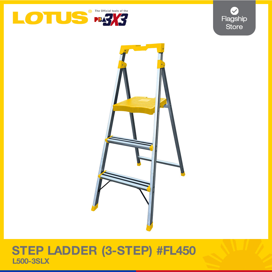 Lotus Step Ladder (3-STEP) | L500-3SLX - Safety Equipment – Lotus Tools ...