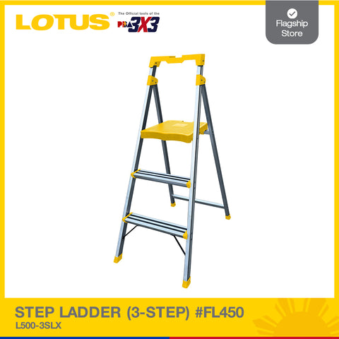 Lotus Step Ladder (3-STEP) | L500-3SLX - Safety Equipment