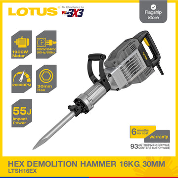 LOTUS DEMO HAMMER 16KG 30MM HEX LTSH16EX