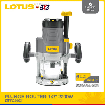 LOTUS PLUNGE ROUTER 1/2" 2200W LTPR2200X