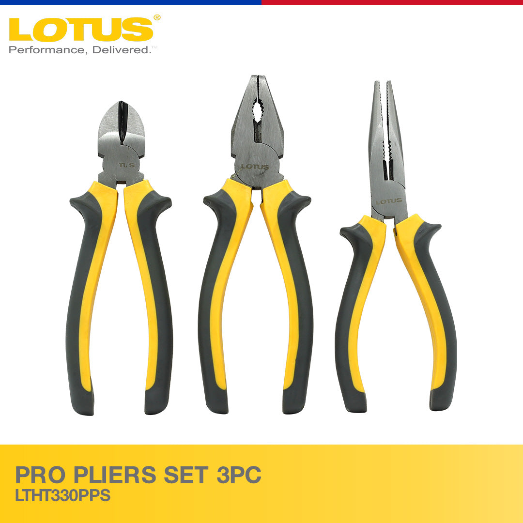 Lotus Pro PLIERS SET 3PC LTHT330PPS – Lotus Tools Philippines