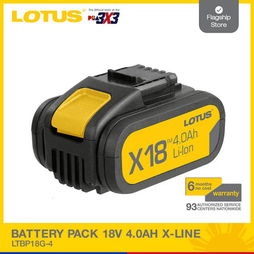 LOTUS BATTERY 18V 4.0AH X-LINE LTBP18G-4